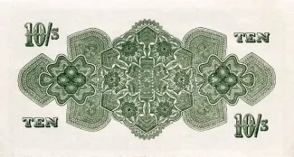 Tonga 10 Shillings, 1921 reverse