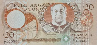 Tonga 20 Pa'anga, 1995 image