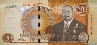 Tonga 20 Pa'anga, 2015 image
