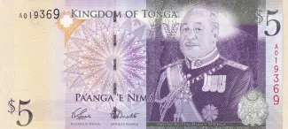 Tonga 5 Pa'anga, 2009 image