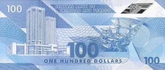 Trinidad and Tobago 100 Dollars, 2019 reverse