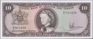 Trinidad and Tobago 10 Dollars, 1964 image