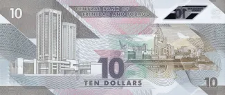 Trinidad and Tobago 10 Dollars, 2020 reverse