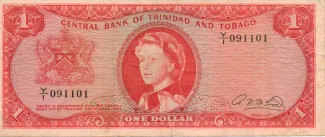 Trinidad and Tobago 1 Dollar, 1969 image