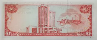 Trinidad and Tobago 1 Dollar, 1985 reverse