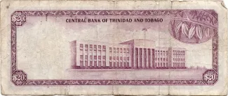 Trinidad and Tobago 20 Dollars, 1964 reverse