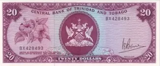 Trinidad and Tobago 20 Dollars, 1977 image