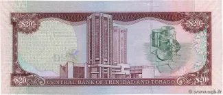 Trinidad and Tobago 20 Dollars, 2006 reverse