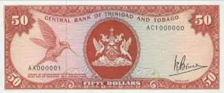 Trinidad and Tobago 50 Dollars, 1977 image