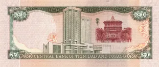 Trinidad and Tobago 50 Dollars, 2006 reverse