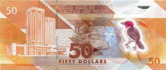 Trinidad and Tobago 50 Dollars, 2020 reverse