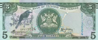 Trinidad and Tobago 5 Dollars, 2006 image