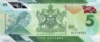 Trinidad and Tobago 5 Dollars, 2020 image