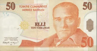 Turkey 50 New, 2005 obverse
