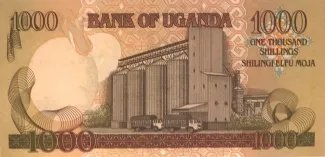 Uganda 1.000 Shillings, 2001-2003 reverse