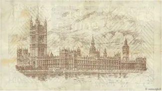 United Kingdom 1 Pound - George V, 1922-1928 reverse