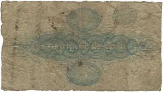 United States of the Ionian Islands 5 Kolonata, 1844-1874 reverse