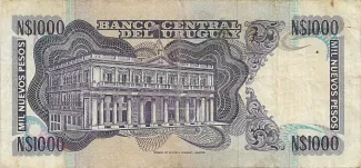 Uruguay 1.000 Nuevos Pesos, 1978-1981 reverse