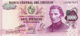 Uruguay 1.000 Pesos, 1974 image