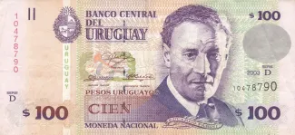 Uruguay 100 Pesos Uruguayos, 2006 image
