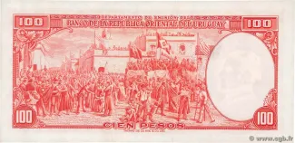 Uruguay 100 Pesos, 1948 reverse