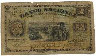 Uruguay 1 Peso, 1887 image