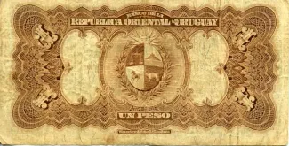 Uruguay 1 Peso, 1914 reverse