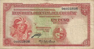 Uruguay 1 Peso, 1937 image