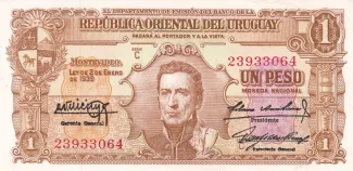 Uruguay 1 Peso, 1948 image