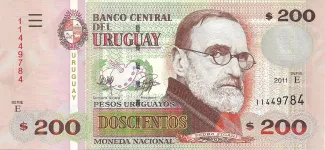 Uruguay 200 Pesos Uruguayos, 2011 image