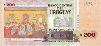 Uruguay 200 Pesos Uruguayos, 2015-2019 reverse