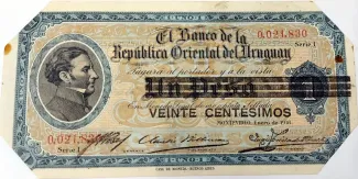 Uruguay 20 Centésimos, 1918 image