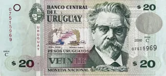 Uruguay 20 Pesos Uruguayos, 2003 image