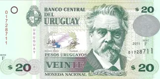 Uruguay 20 Pesos Uruguayos, 2011 image