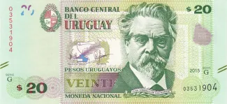 Uruguay 20 Pesos Uruguayos, 2018 image