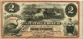 Uruguay 2 Pesos, 1875 image