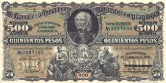 Uruguay 500 Pesos, 1931 image