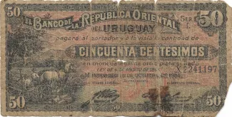 Uruguay 50 Centésimos, 1934 image