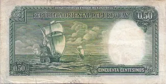 Uruguay 50 Centésimos, 1937 reverse