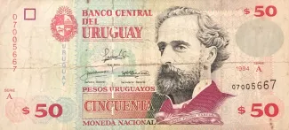 Uruguay 50 Pesos Uruguayos, 2000 image