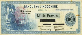 Vanuatu 1.000 Francs, 1945
