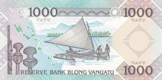Vanuatu 1.000 Vatu, 1993 reverse