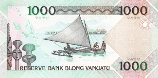 Vanuatu 1.000 Vatu, 2002-2006 reverse