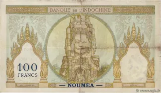 Vanuatu 100 Francs, 1941-1945 reverse