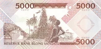 Vanuatu 5.000 Vatu, 2006 reverse