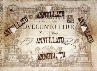 Vatican City 200 Lire, 1867 image