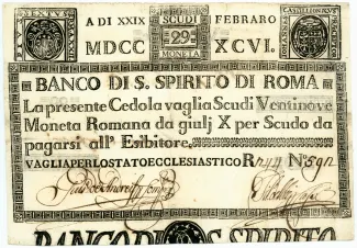Vatican City 29 Scudi, 1786 image