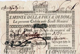 Vatican City 30 Scudi, 1797 image