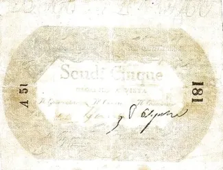 Vatican City 5 Scudi, 1853 image