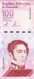Venezuela 100 Bolivares, 2021 image